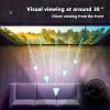 AIZYR Portable Projector Movies Screens Reflective Foldable Outdoor Indoor Anti-Light HD Projection Screen for Home Party Classroom,72in/148 * 105cm(4:3) view 4