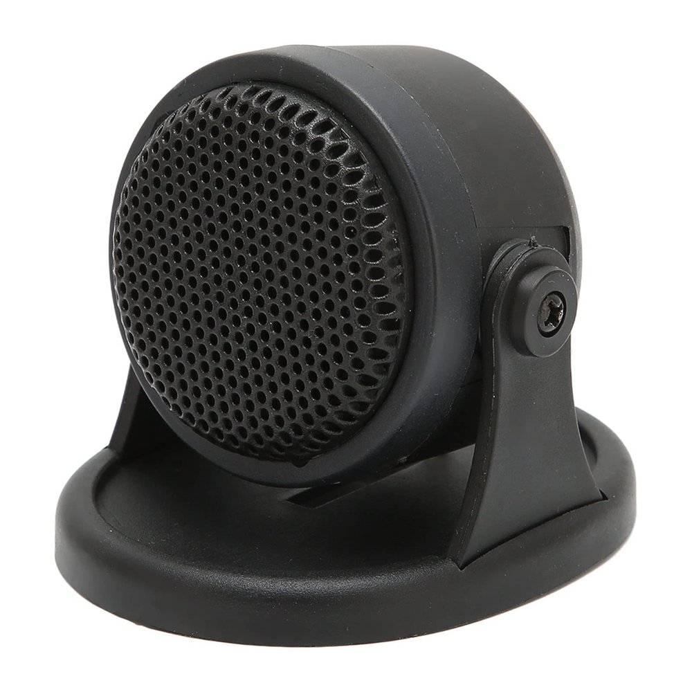 Cyrank 2PCS Car Speakers, Dome Tweeter Car Audio Speaker Black 20w Coaxial Car Audio Loudspeaker