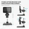 4.3" Coin Microscope 1000x Handheld LCD Digital Microscope with Screen Coin Magnifier with 8 Adjustable LED Lights Compatible with PC Windows/Mac OS with 32GB SD Card view 4