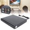 DVD Player, High Resolution, Dual Channel Progressive Scan DVD Player, USB Interface Home Audio and Video Equipmen for Entertainment Centers Or Home DecorBlack view 4