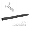 JEOZBM 19mm Carbon Fiber Tube Rod, Rod Rail Support System Extension Tube for 19mm Rod Rail System, Follow Focus, Matte Box(30cm-Black) view 3