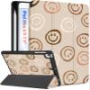 Wazzasoft for iPad mini 4/5 Case, for iPad mini 5th/4th Generation Cases Women Cute Kids Girls Folio Cover Girly Smile Kawaii Teens Unique with Pencil Holder for Apple iPad 5/4 Mini Case 7.9 Inch view 1