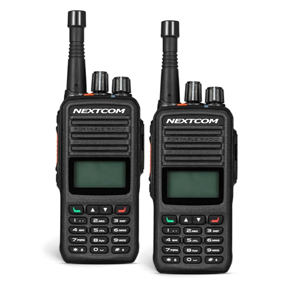 Nextcom NXT60 Long Distance LTE Walkie Talkies (2-Pack) | USA Coverage, Wi-Fi, GPS Enabled | Business Two Way Radios with Voice Recording, Instant PTT. First Month Airtime Free |