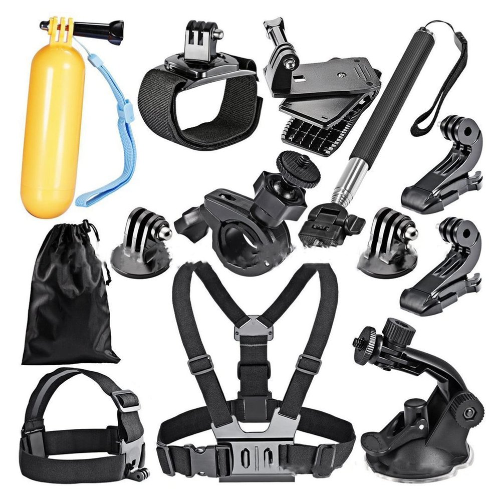 Pilipane Action Camera Accessories, 12PCS Action Camera Accessories Kit, Camera Accessory Bundle Adjust Headband, Floating Handle, and More for 11 10