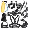 Pilipane Action Camera Accessories, 12PCS Action Camera Accessories Kit, Camera Accessory Bundle Adjust Headband, Floating Handle, and More for 11 10 view 1