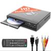 Compact DVD Player with Included HDMI | Multi Region Disc Playback | 1080 HD Upscaling | HDMI, RCA, & AV Connectivity | USB, MP3, & CD Playback | Easy Use Remote Control Included | OAKCASTLE DVD100 view 1