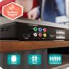 Compact DVD Player with Included HDMI | Multi Region Disc Playback | 1080 HD Upscaling | HDMI, RCA, & AV Connectivity | USB, MP3, & CD Playback | Easy Use Remote Control Included | OAKCASTLE DVD100 view 4