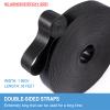 1 in x 30 ft Hook and Loop Roll | Double-Sided Strips, Self-Gripping Straps | Reusable Multi-Purpose Wrap Fasteners for Home, Office, Data Center, and More view 2