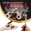 Yourelexit Opera Glasses Binoculars Lorgnette Theater Optical Glasses Mini Compact Lightweight Built-in Foldable Adjustable Handle with Neck Chain Vintage Adults Women Men in Musical Concert Cinema view 4