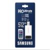 Samsung PRO Ultimate Full Size Memory Card+USBReader, 512GB SDXC, Up to 200 MB/s, 4K UHD, UHS-I, C10, U3, V30, A2 for DSLR, Mirrorless Cameras, PCs, MB-SY512SB/AM view 2