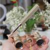 Yourelexit Opera Glasses Binoculars Lorgnette Theater Optical Glasses Mini Compact Lightweight Built-in Foldable Adjustable Handle with Neck Chain Vintage Adults Women Men in Musical Concert Cinema view 1
