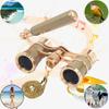 Yourelexit Opera Glasses Binoculars Lorgnette Theater Optical Glasses Mini Compact Lightweight Built-in Foldable Adjustable Handle with Neck Chain Vintage Adults Women Men in Musical Concert Cinema view 2