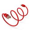 100Ft Cat6 UTP Ethernet Network Booted Cable Red view 1