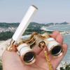Yourelexit Opera Glasses Binoculars Lorgnette Theater Optical Glasses Mini Compact Lightweight Built-in Foldable Adjustable Handle with Neck Chain Vintage Adults Women Men in Musical Concert Cinema view 1