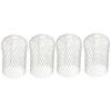 4 pcs Collector downspout Guard Leaf Leaf Guard Deflector Screen Gutter Filter Strainer Stainless Steel Expand Gutter Sieve Anti-Clogging Leaves view 1