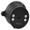 Sunwayfoto Black LB-75 75mm Low Profile Leveling Base for Tripod w Butterfly Lock Collar +/-15 Tilt view 3