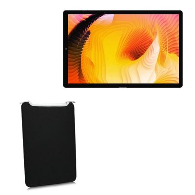 BoxWave Case Compatible with Chuwi HiPad X - SlipSuit, Soft Slim Neoprene Pouch Protective Case Cover - Jet Black
