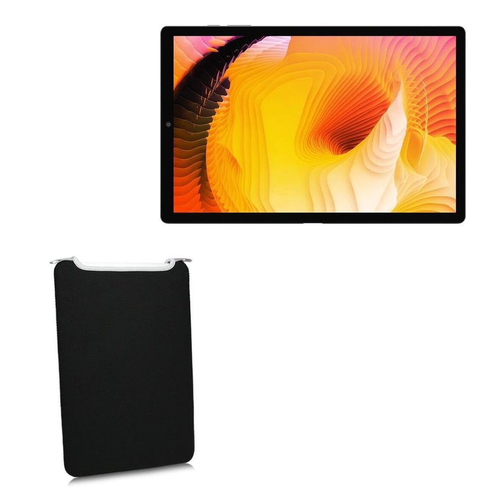 BoxWave Case Compatible with Chuwi HiPad X - SlipSuit, Soft Slim Neoprene Pouch Protective Case Cover - Jet Black