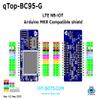 qTop Arduino MKR Compatible 4G LTE NB-IOT BC95 Modem Shield, Arduino, Cellular, Low Power Dev. Board view 3