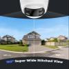 ANNKE FCD800 PoE Security Camera Outdoor with Dual Lens 180 Filed of View, 8MP IP Surveillance Camera Support Color Night Vision, Person/Vehicle Detection, Two-Way Talk, Built-in SD Card Slot view 2