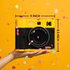 KODAK Mini Shot 4 ERA 4PASS 2-in-1 Instant Camera and Photo Printer (4x4) (Black, Camera + 10 Sheets) view 4
