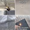 DANCHEL OUTDOOR Waterproof Sealed Canvas Tent Stove Jack, Fireproof Fiberglass Stove Pipe Wrap Insulation Flue Protector with 2 Clips and Gloves view 4