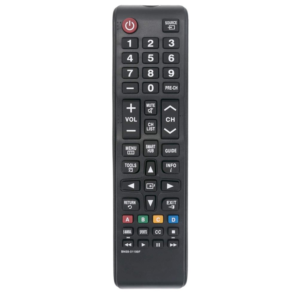 (2PCK) BN59-01199F Replacement Remote Control fit for Samsung UN32J4500AF UN60J620DAFXZA UN60JU6400F UN60JU6400FXZAL UN32J525DAFXZA UN43JU640DF UN60J6200AF UN60J6200AFXZA UN60J620DAF ED LCD HDTV