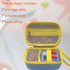 LeoTube Hard Case Bag and Silicone Shell Cover for Yoto Mini Kids Audio & Music Player. Storage Holder for Childrens Speaker Plays Audiobook Cards and Accessories for Boys and Girls (Blue) view 3