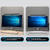 Bewinner Curved Monitor Light Bar 40cm, Asymmetrical Light Source No Glare Blue Light Blocking Stepless Dimming, 3 Color Temperatures Touch Control Type C Powered for 0.6-1.6in Curved Screens view 4