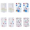 HOBBIESAY 4 Style TPU Data Cable Protective Sleeve Flower Heart Pattern Charging Cord Protectors Rectangle Transparent Charging Cable Saver for Cell Phone Accessories view 1