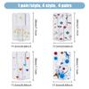 HOBBIESAY 4 Style TPU Data Cable Protective Sleeve Flower Heart Pattern Charging Cord Protectors Rectangle Transparent Charging Cable Saver for Cell Phone Accessories view 2