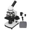 Monocular Biological Microscope 40X640X Biological Compound Monocular Microscope for Education Laboratory Teaching Histology Science Research AC100240V (US Plug) view 1