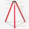 DOLUNTO Portable Tripod Crane for Outdoor Rescue and Home Use, Retractable and Foldable Portable Tripod Crane (0.5T 3m Tripod) view 2