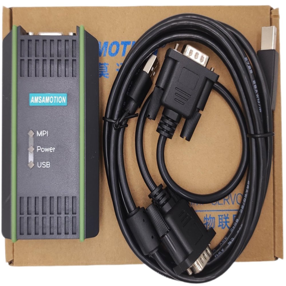DCYNXC Compatible with Siemens PLC Programming Cable S7-200/300/400 Data Download Line 6ES7972-0CB20-0XA0,USB/MPI PC Adapter USB Cable for Siemen S7-200/300/400 PLC MPI/DP/PPI Programming Cable 8ft