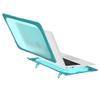 Batianda Heavy Duty Case for Old MacBook Air 13 inch 2017 2015 Model A1466/A1369, Ergonomic Foldable Kickstand (Holds 22lbs) Matte Translucent Shockproof Protective Cover & Keyboard Protector, Blue view 4