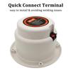 HiQltyla 5.25 Inch Waterproof Marine Boat RV Hot Tub Outdoor Speaker, WEAH-400 25 Watt Dual Cone 2 Way Full Range White Color (Sold as a Pair) view 4
