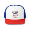 Novelty Nostalgic Old-Fashioned Birding Binoculars Flamingo Pun Trucker Caps Black/One Size view 2