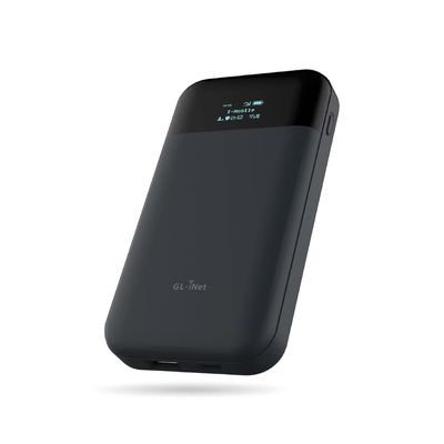 GL.iNet GL-E750V2 (MUDI) 4G LTE Portable Wi-Fi Hotspot for Travel | Mobile Hotspot Device, OpenWrt, OpenVPN, WireGuard, 7000mAh, Global Version