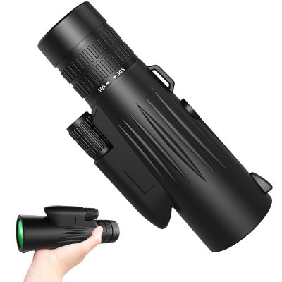 10-30x42 Zoom Monoculars for Adults High Powered with Smartphone Adapter for Bird Watching and Camping