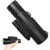 10-30x42 Zoom Monoculars for Adults High Powered with Smartphone Adapter for Bird Watching and Camping view 1