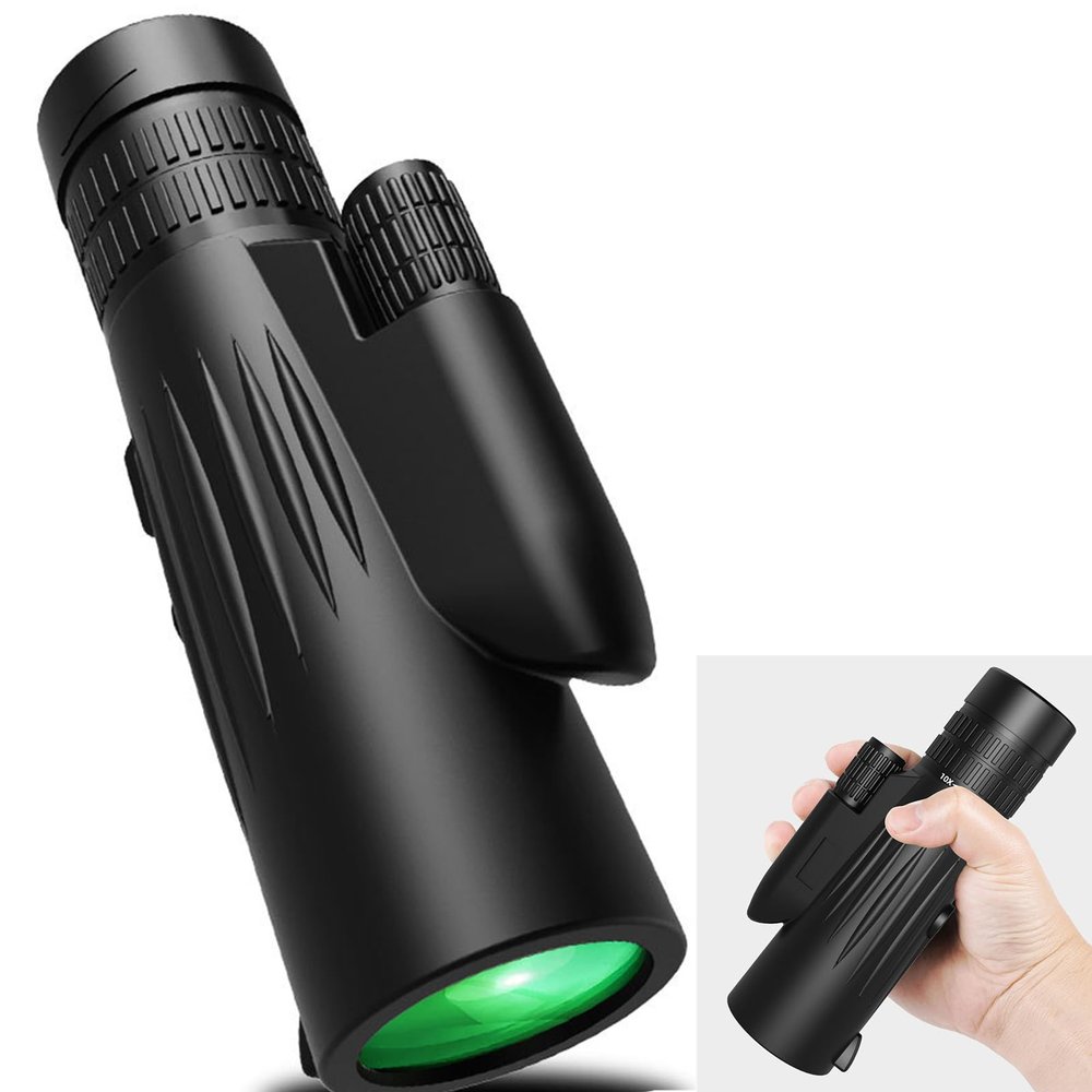 10-30x42 Zoom Monocular Telescope, BAK4 Prism and FMC Lens with True 10-30X Magnification and 42mm Objective.