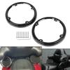 YDLMT 2 Pcs Black Motorcycle Rear Tour Pak Speaker Trim Bezels for Harley Touring Street Glide Road Glide Electra Glide Ultra Classic Ultra Limited 1996-2013 view 4
