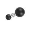 MOOKEENONE Rubber + Metal Ball Head Mount, 25mm Aluminum Ball Adapter Compatible with GPS Devices view 1