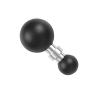 MOOKEENONE Rubber + Metal Ball Head Mount, 25mm Aluminum Ball Adapter Compatible with GPS Devices view 3