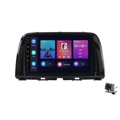 ADMLZQQ Double Din Car Stereo Multimedia with Bluetooth and 9" Touchscreen Android 11 for Mazda CX-5 2012-2015,with GPS/Car-Play Android/SWC/Backup Camera/Mirror Link/4G WiFi,Y2 2+32g
