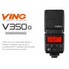 Godox V350O TTL Flash for Olympus Panasonic GN36 1/8000s HSS Camera Flash w/ 2000mAH Battery 500 Times Full Power Flash 0.1s-1.7s Recycle Time for Olympus Panasonic Camera (V350-O) view 2