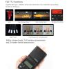 Godox V350O TTL Flash for Olympus Panasonic GN36 1/8000s HSS Camera Flash w/ 2000mAH Battery 500 Times Full Power Flash 0.1s-1.7s Recycle Time for Olympus Panasonic Camera (V350-O) view 3
