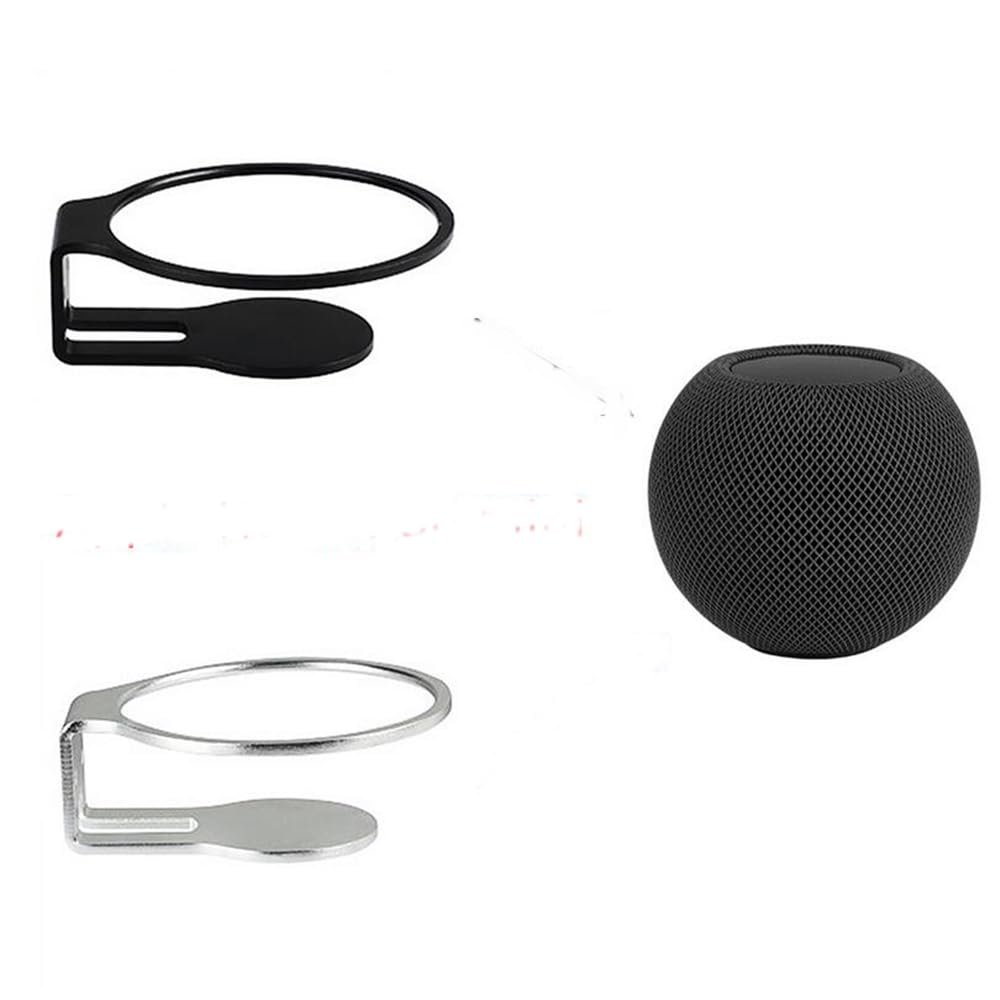 Coyktonty Aluminium Wall Bracket/Wall Mount Bracket for HomePod Mini Speakers,Duty Speaker Mount Mounting Brackets (Black)