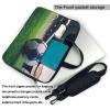 15.6 Inch Laptop Bag - Case with Soft Interior, Multiple Pockets - Ideal, Travel and Business Soccer Ball view 3