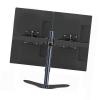 THEGA Tilt Swivel TV Mount - Mobile Stand, Dual Monitor Stand Mount, for 2 Monitors TV Stand, Fits 17 to 32 Inch Monitor TV Mount, Freestanding Height Adjustable Two Arm Monitor Mount view 1